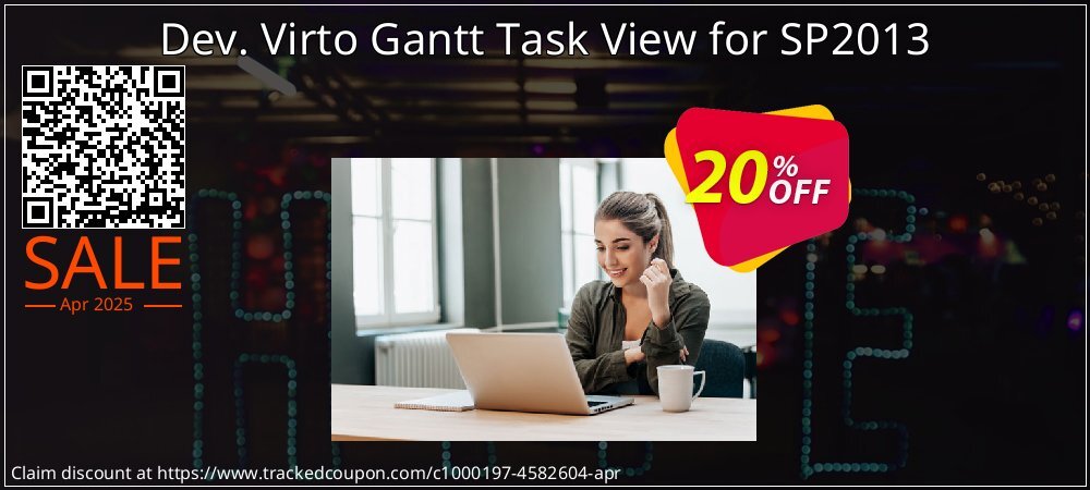 Dev. Virto Gantt Task View for SP2013 coupon on April Fools' Day discount