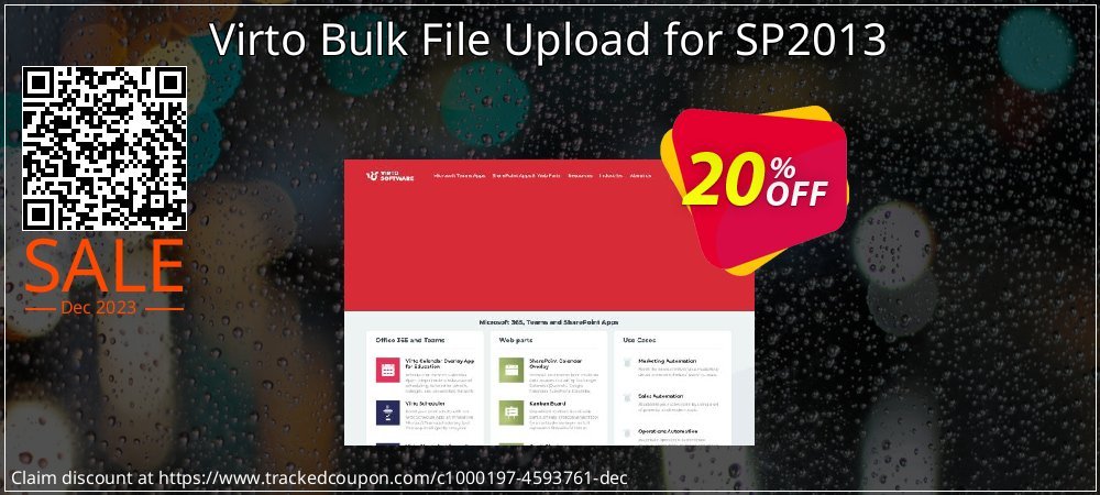 Virto Bulk File Upload for SP2013 coupon on World Party Day deals