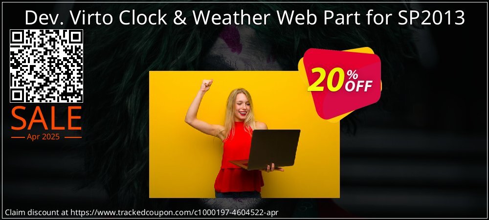 Dev. Virto Clock & Weather Web Part for SP2013 coupon on Working Day promotions