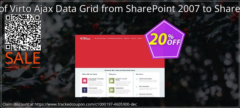 Migration of Virto Ajax Data Grid from SharePoint 2007 to SharePoint 2010 coupon on Mother Day sales
