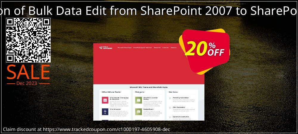 Migration of Bulk Data Edit from SharePoint 2007 to SharePoint 2010 coupon on Easter Day discounts