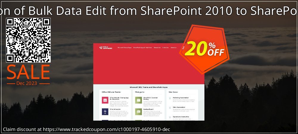 Migration of Bulk Data Edit from SharePoint 2010 to SharePoint 2013 coupon on National Walking Day sales