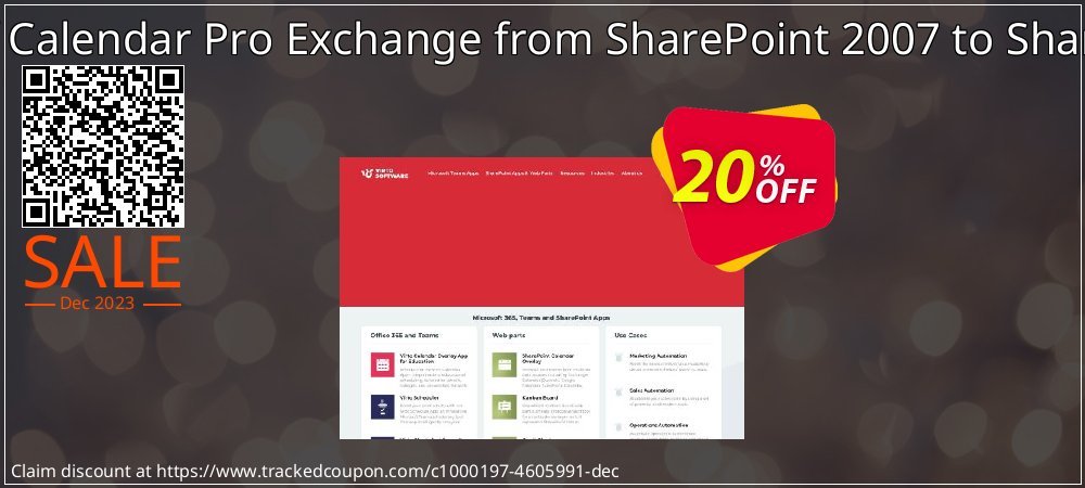 Migration of Calendar Pro Exchange from SharePoint 2007 to SharePoint 2010 coupon on World Party Day sales