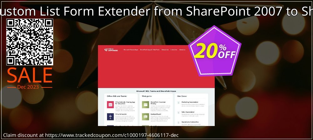 Migration of Custom List Form Extender from SharePoint 2007 to SharePoint 2010 coupon on April Fools' Day sales