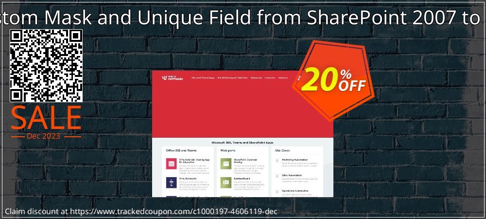 Migration of Custom Mask and Unique Field from SharePoint 2007 to SharePoint 2010 coupon on World Password Day discount