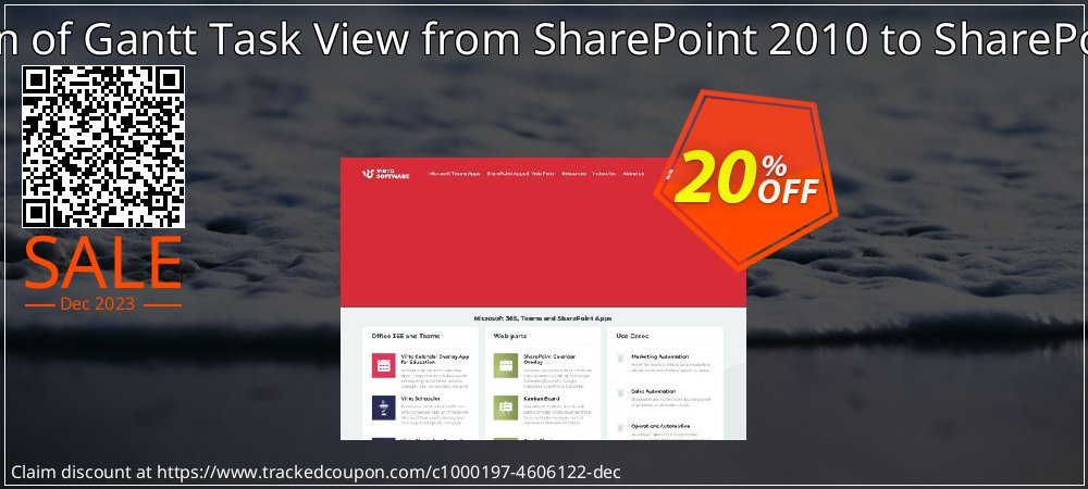 Migration of Gantt Task View from SharePoint 2010 to SharePoint 2013 coupon on April Fools Day offering discount