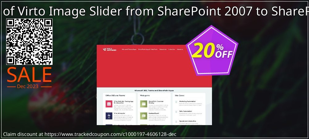 Migration of Virto Image Slider from SharePoint 2007 to SharePoint 2010 coupon on Easter Day offer