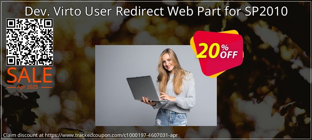 Dev. Virto User Redirect Web Part for SP2010 coupon on World Party Day offering sales