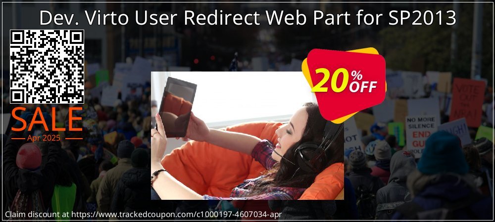Dev. Virto User Redirect Web Part for SP2013 coupon on World Password Day sales