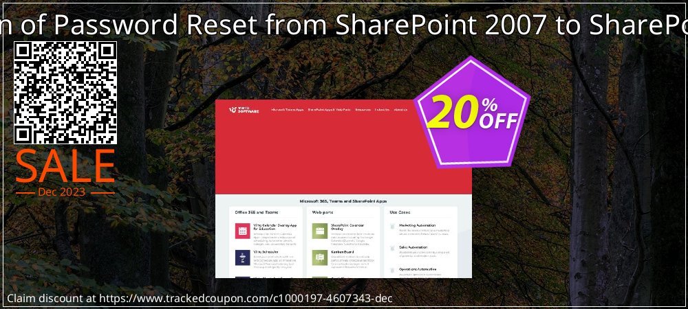 Migration of Password Reset from SharePoint 2007 to SharePoint 2010 coupon on Easter Day offer