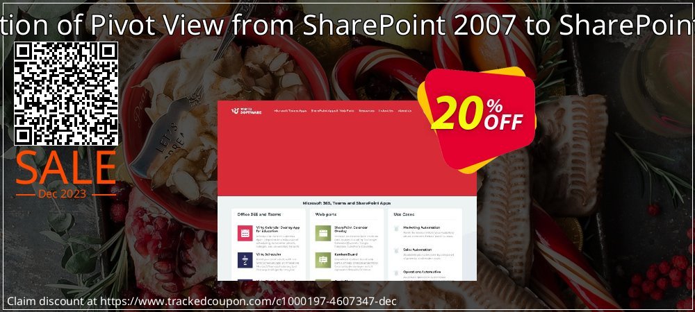Migration of Pivot View from SharePoint 2007 to SharePoint 2010 coupon on Working Day discounts