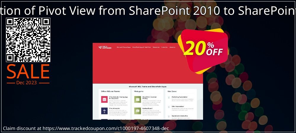 Migration of Pivot View from SharePoint 2010 to SharePoint 2013 coupon on Easter Day discounts