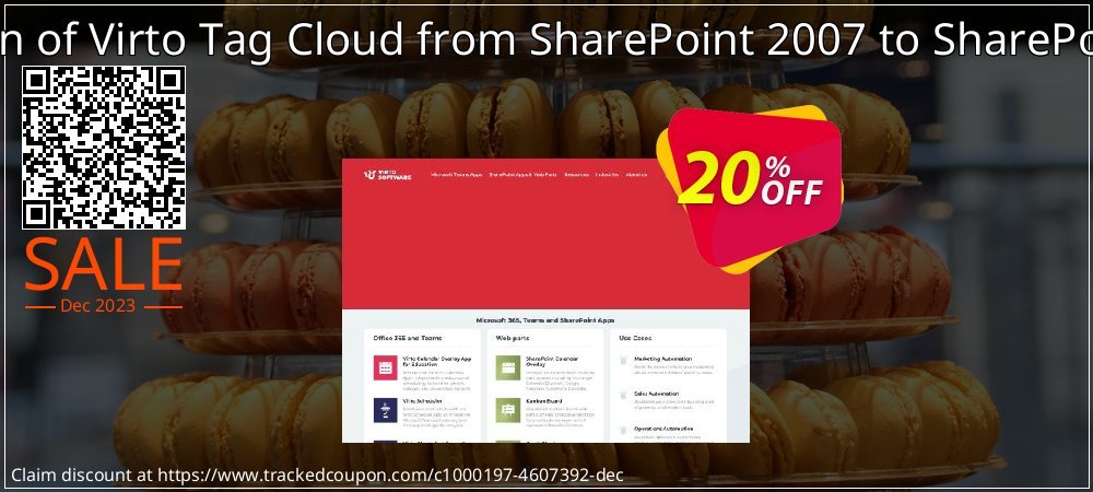 Migration of Virto Tag Cloud from SharePoint 2007 to SharePoint 2010 coupon on Working Day discounts