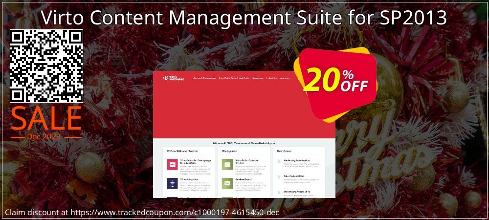 Virto Content Management Suite for SP2013 coupon on National Walking Day sales
