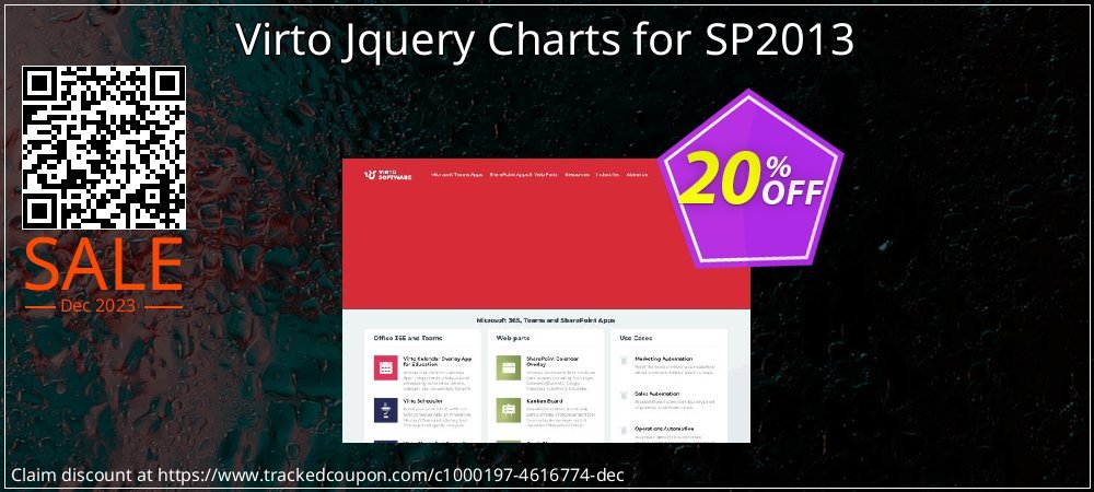 Virto Jquery Charts for SP2013 coupon on April Fools' Day sales