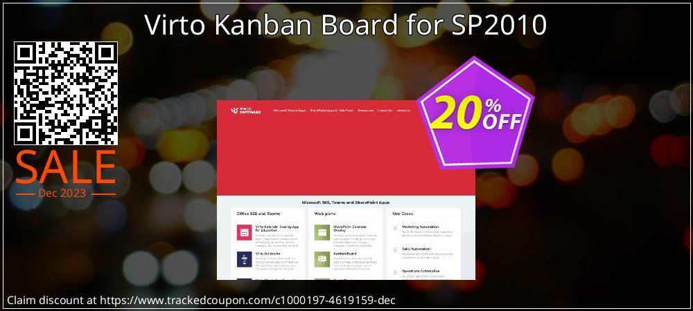 Virto Kanban Board for SP2010 coupon on World Password Day offer