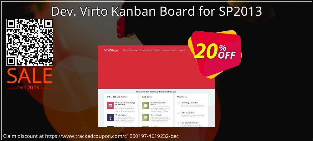 Dev. Virto Kanban Board for SP2013 coupon on April Fools' Day offer