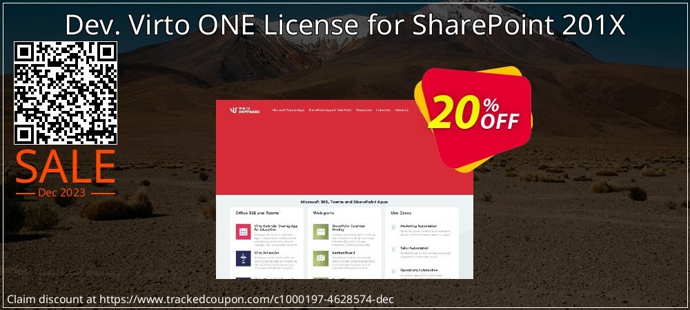 Dev. Virto ONE License for SharePoint 201X coupon on Tell a Lie Day offer