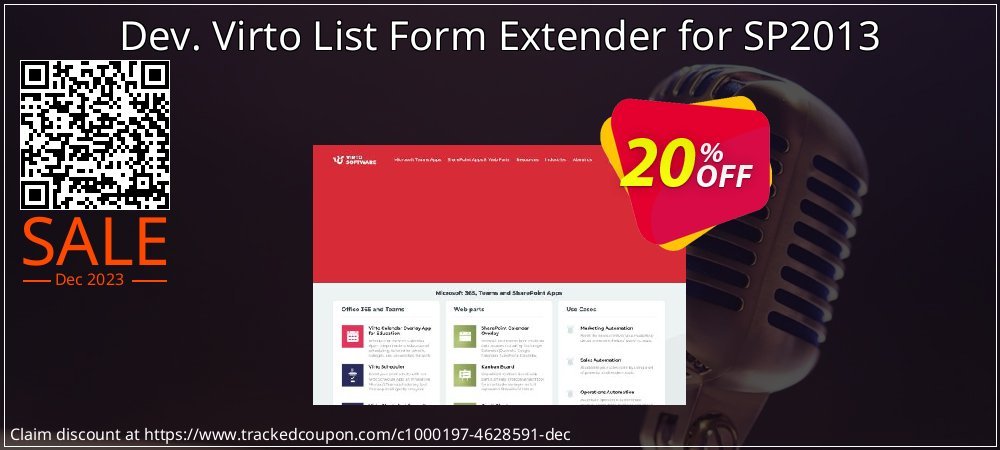 Dev. Virto List Form Extender for SP2013 coupon on Palm Sunday sales