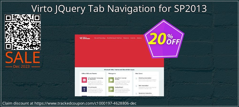 Virto JQuery Tab Navigation for SP2013 coupon on World Party Day sales