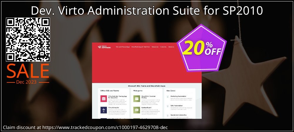 Dev. Virto Administration Suite for SP2010 coupon on Easter Day offer