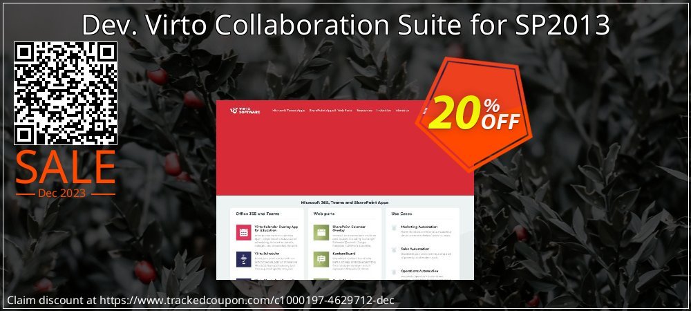 Dev. Virto Collaboration Suite for SP2013 coupon on April Fools' Day super sale