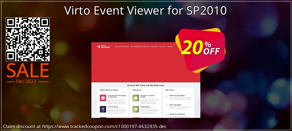 Virto Event Viewer for SP2010 coupon on Mother Day discounts