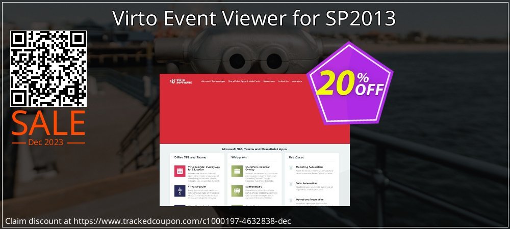 Virto Event Viewer for SP2013 coupon on Easter Day sales