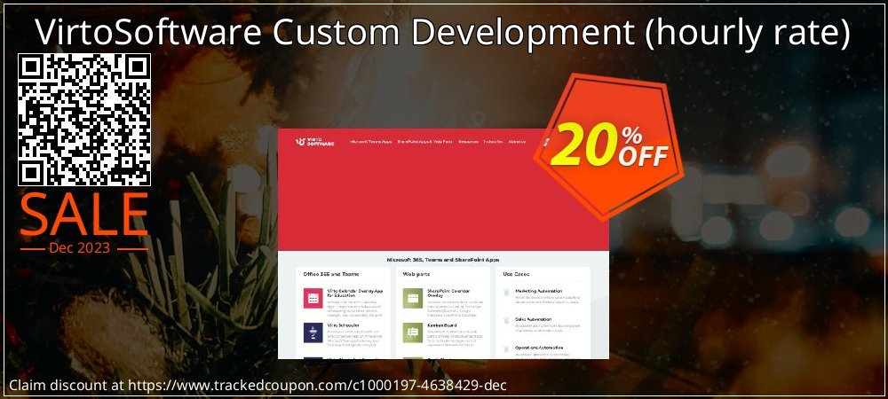 VirtoSoftware Custom Development - hourly rate  coupon on Tell a Lie Day offer