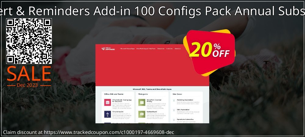 Virto Alert & Reminders Add-in 100 Configs Pack Annual Subscription coupon on Easter Day offering sales
