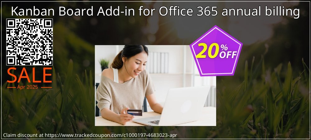 Kanban Board Add-in for Office 365 annual billing coupon on Constitution Memorial Day offer