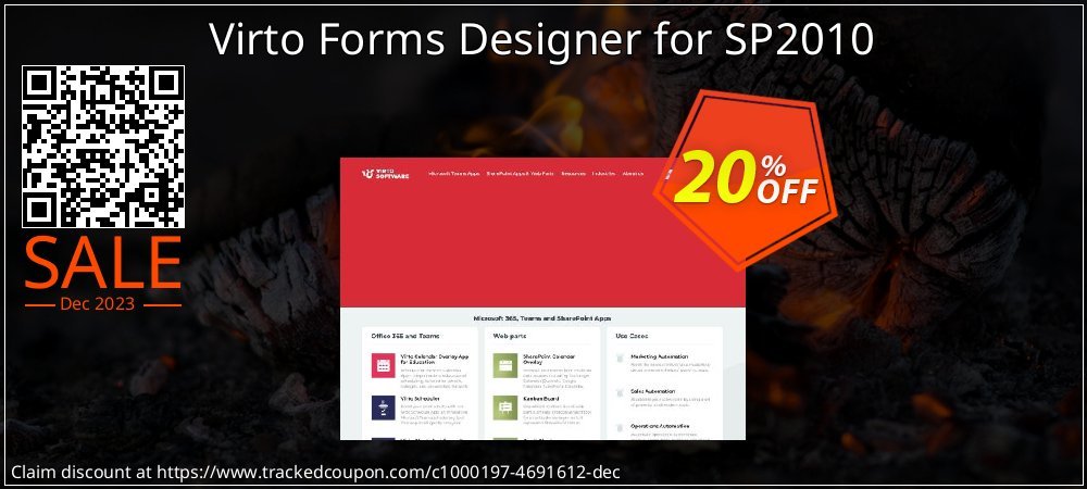 Virto Forms Designer for SP2010 coupon on April Fools' Day offering discount