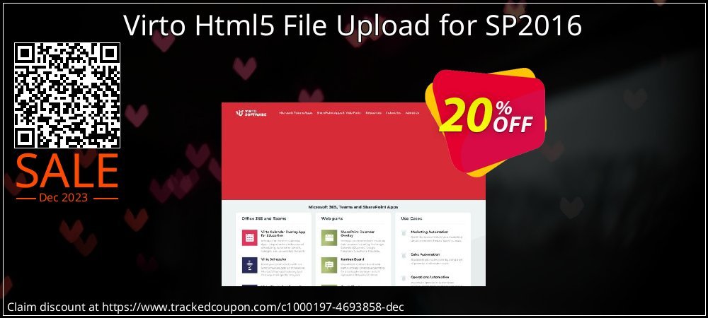 Virto Html5 File Upload for SP2016 coupon on Constitution Memorial Day deals