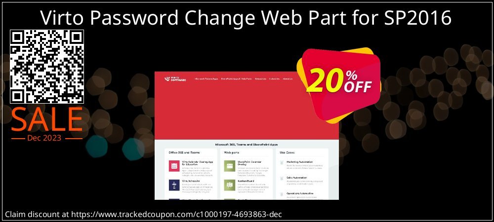 Virto Password Change Web Part for SP2016 coupon on Easter Day offering sales