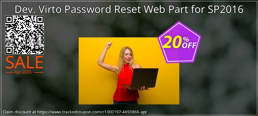 Dev. Virto Password Reset Web Part for SP2016 coupon on World Party Day promotions