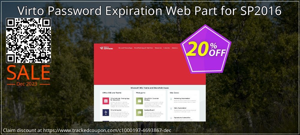 Virto Password Expiration Web Part for SP2016 coupon on Working Day deals