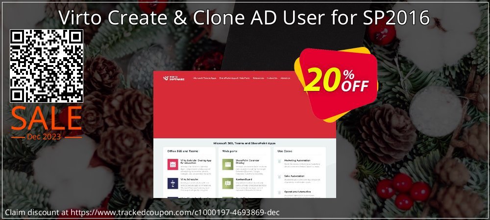 Virto Create & Clone AD User for SP2016 coupon on World Password Day discount