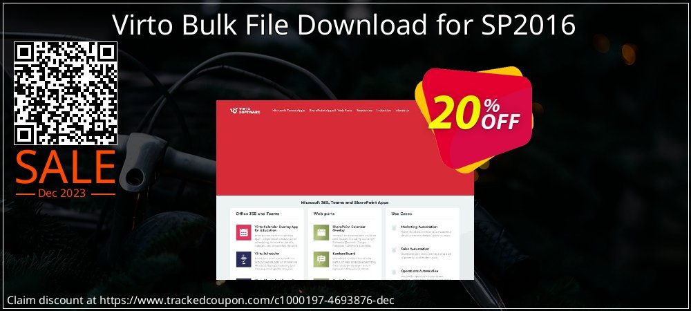 Virto Bulk File Download for SP2016 coupon on World Party Day sales