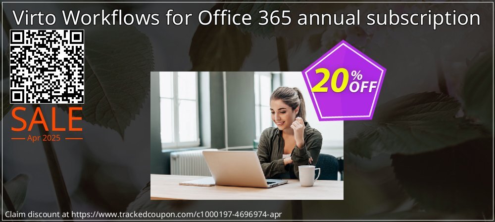 Virto Workflows for Office 365 annual subscription coupon on April Fools' Day deals