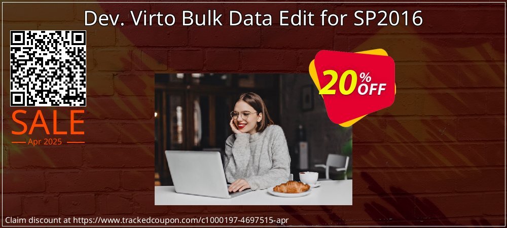 Dev. Virto Bulk Data Edit for SP2016 coupon on World Backup Day offer