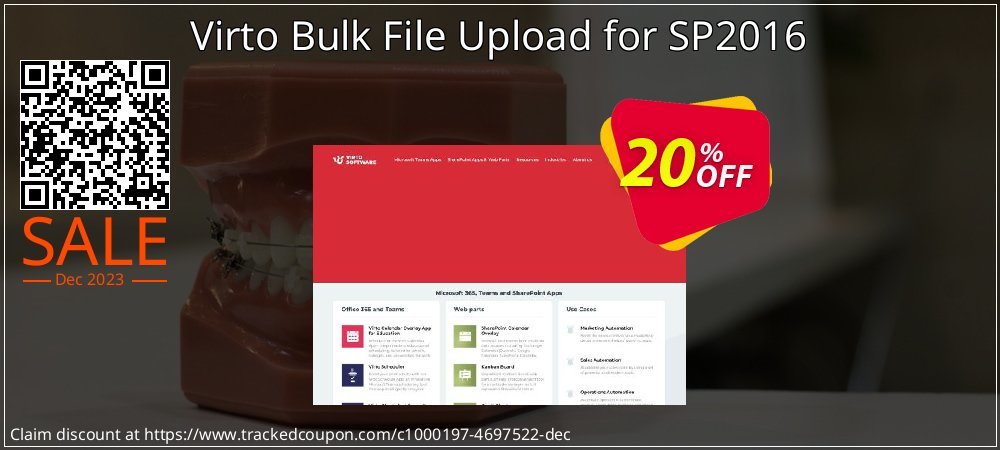 Virto Bulk File Upload for SP2016 coupon on April Fools' Day deals
