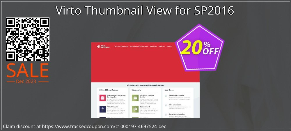 Virto Thumbnail View for SP2016 coupon on Tell a Lie Day discount