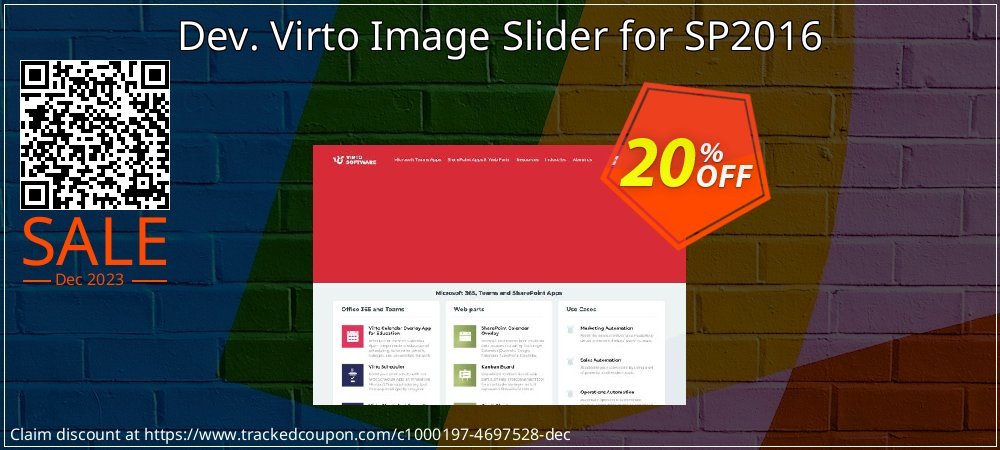 Dev. Virto Image Slider for SP2016 coupon on Easter Day discounts