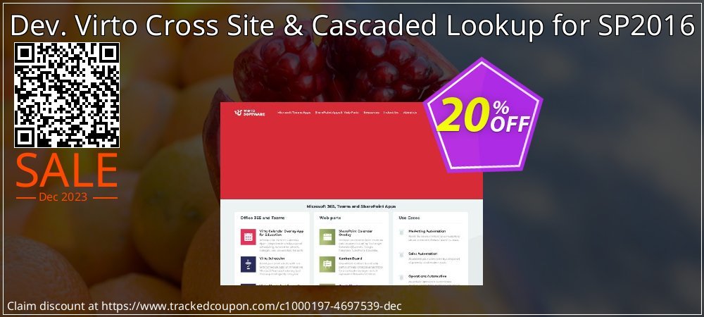 Dev. Virto Cross Site & Cascaded Lookup for SP2016 coupon on Tell a Lie Day sales