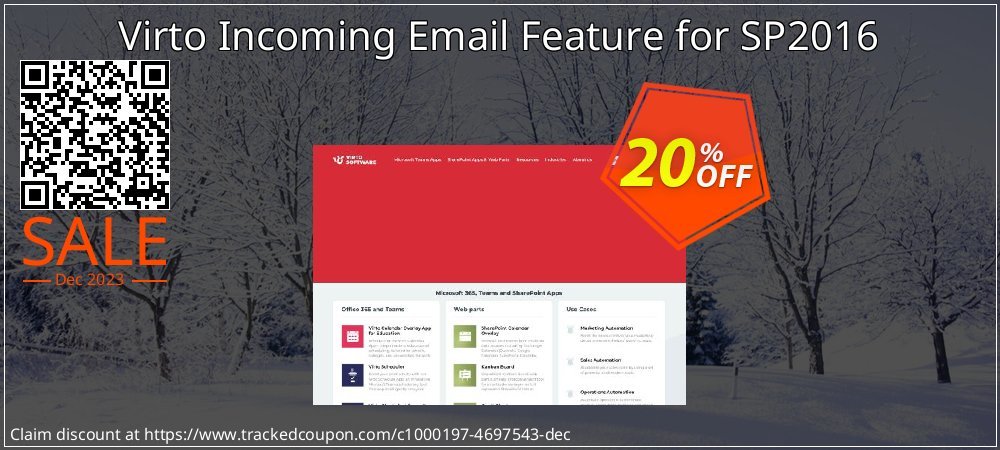Virto Incoming Email Feature for SP2016 coupon on Easter Day offering discount
