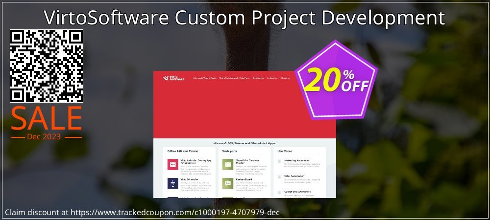 VirtoSoftware Custom Project Development coupon on National Smile Day deals