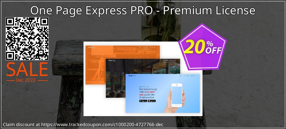 One Page Express PRO - Premium License coupon on World Party Day promotions
