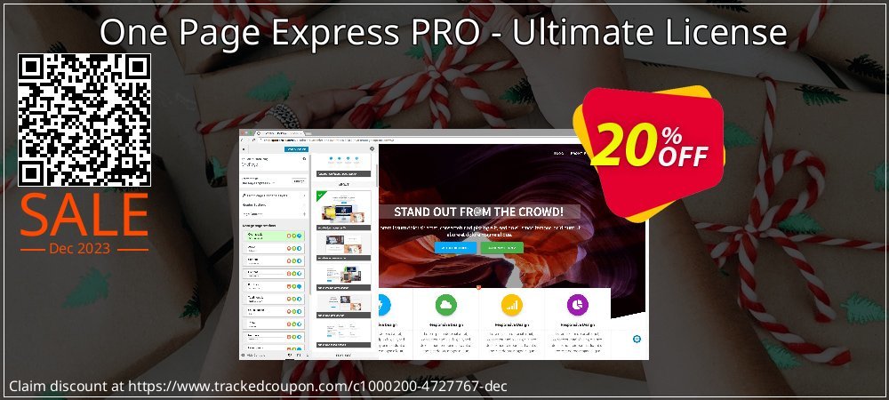 One Page Express PRO - Ultimate License coupon on April Fools' Day sales