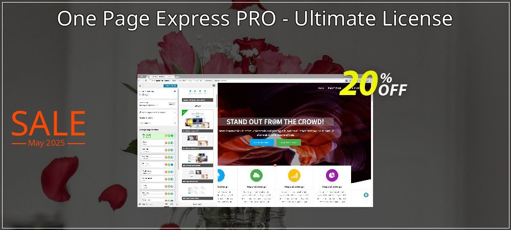 One Page Express PRO - Ultimate License coupon on April Fools' Day sales