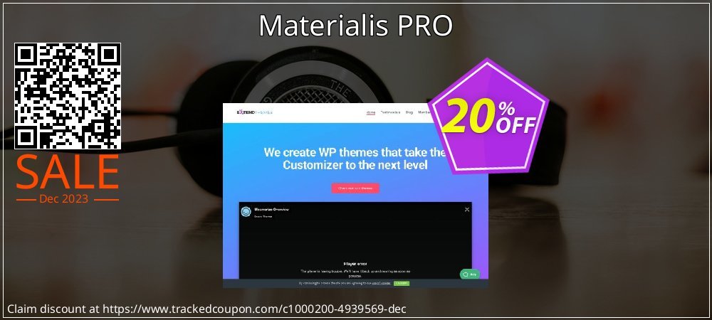 Materialis PRO coupon on National Smile Day super sale